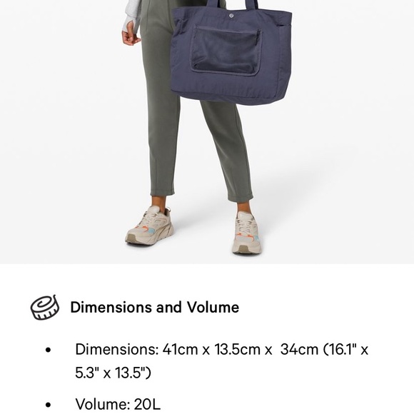 LAST ONE: Lululemon Pack The Pocket Tote 20L - Picture 7 of 9